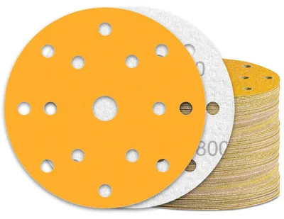 Produktbild von Schleifpapier Klett 150mm 15 Loch Körnung 800 60 Stück für Exzenterschleifer