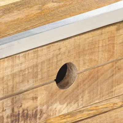Immagine prodotto di Tavolino 89x59x33 cm in legno massiccio di mango grezzo
