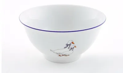 Produktbild von Pial groß 12 cm, Gänse, tschechisches Porzellan, Leander