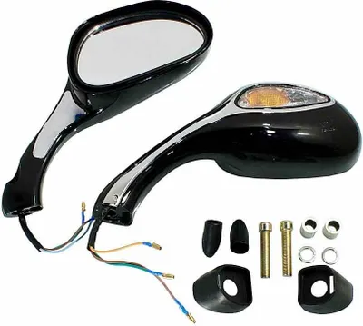 Immagine prodotto di Spieghello M10 Qy 201 Nero Con Indicatore Di Direzione Completo.