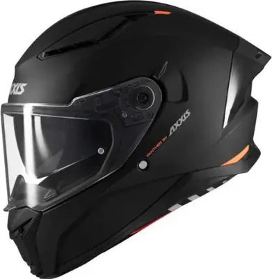 Produktbild von Axxis Panther Sv Solid Integralhelm Schwarz M Schwarz M