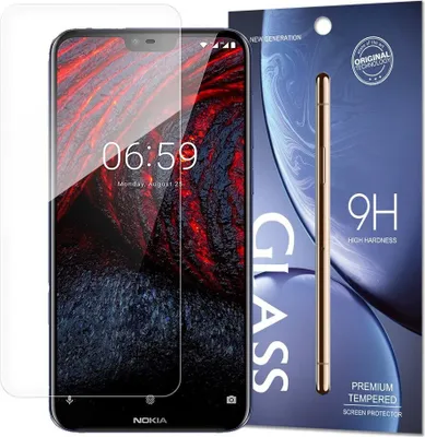 Produktbild von Gehärtetes 9H Glas für Nokia X6/Nokia 6.1 Plus KP13260