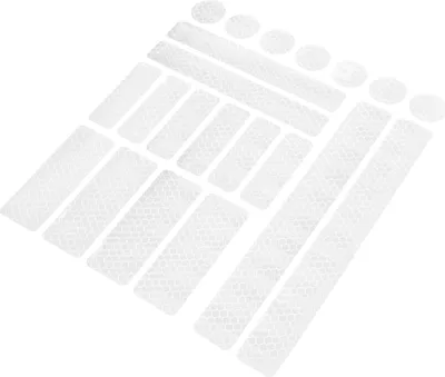 Produktbild von 21stk. Reflektierend Aufkleber Klebeband Wasserdicht Abziehbilder für Auto Weiß