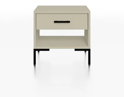 Zdjęcie produktu dla Szafka nocna z szufladą SIMPLE – Kaszmir | 52x55x40 cm