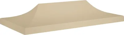 Produktbild von "WINTER SALE" Partyzelt-Dach 6x3 m Beige 270 g/m² - Pavillons & Partyzelte NEU3316473