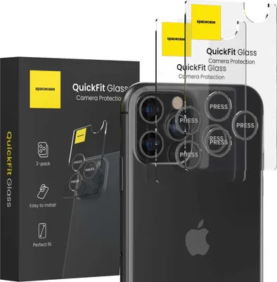 Produktbild von Spacecase QuickFit Kamera iPhone 11 Pro/11 Pro Max/12 Pro schwarz