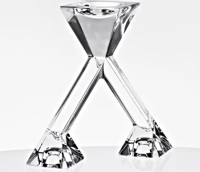 Produktbild von Kerzenhalter "Leo" (16cm), aus Bleikristall