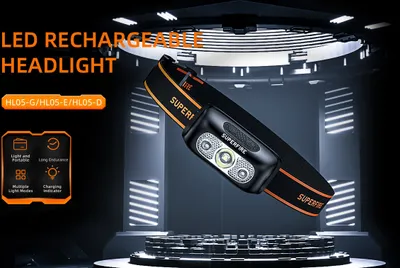 Obrázok produktu pre Supfire HL05-D LED čelovka 2W, 110lm, USB-C, Li-ion