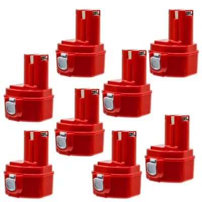 Productafbeelding van Oplaadbare batterij, 5000 mAh capaciteit, compatibel met verschillende modellen, 8 stuks, 5.0 Ah, 12V