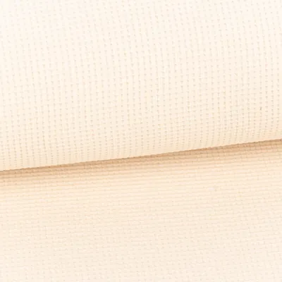 Produktbild von Waffeljerseystoff Meterware Organic Bio Waffelstrick natur 1,45m