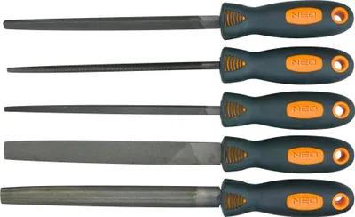 Zdjęcie produktu dla NEO TOOLS Pilniki do metalu, zestaw 5 szt.