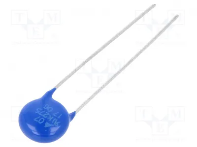 Produktbild von Varistor: Metalloxid; THT; 275VAC; 350VDC; 430V; 1200A; 21J B72207S0271K101 THT Varistoren