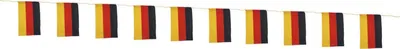 Image de Chaîne de fanions Allemagne 3m 10 drapeaux Guirlande de fête Guirlande de drapeaux Guirlande décorative Chaîne de drapeaux Chaîne de décoration Guirlande Football Fanartikel Flag Wimpel Nationalflagge