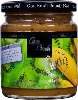 Image de Pâte à tartiner aux fruits kiwi & banane