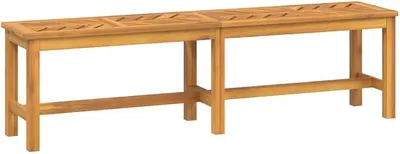 Imagen del producto de Banco de jardín de 150 cm, fabricado en madera maciza de acacia, ideal para jardín y terraza