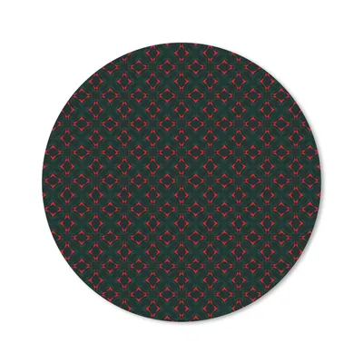 Produktbild von MuchoWow® Mauspad Mousepad Muster - Rot - Dekoration 40x40 cm - Mousepads - Maus Mat - Pad - Mausunterlage - Schreibtisch Accessoires