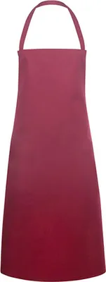 Immagine prodotto di Karlowsky BLS3 | Grembiule pettorina Basic 65/35 - 75 x 100 cm - Lavabile fino a 60°C - Colore: Bordeaux (circa Pantone 209C) - Dimensioni: 75 x 100 cm