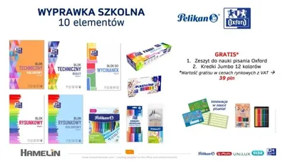 Obrázek produktu pro Školní a výtvarná sada, 10 kusů. Oxford, Pelikan - Hamelin