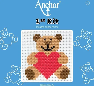Produktbild von Anchor Kreuzstich Stickset 10x10cm
