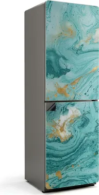 Obrázek produktu pro Magnetický kryt na lednici - Dekorativní magnetická fólie do kuchyně - Magnet na lednici - Samolepicí magnetická tabule - Magnetická fólie na dveře lednice - 60x190 cm