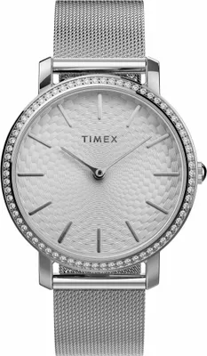 Zdjęcie produktu dla Zegarek damski TIMEX TW2V52400 srebrny fashion klasyczny