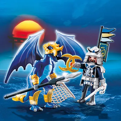Produktbild von Dragon mit Kämpfer, versch. Kämpfer