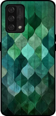 Produktbild von Smartphonica Handyhülle passend für Oppo A74 4G mit grünem  blätter drucken - TPU Rückseite Fall grünes Blatt-Design - Grün