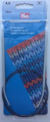 Produktbild von Prym 211264, Rundstricknadel, Aluminium, Grau, Aluminium, 800 mm, 4 mm, 1 Stück(e)