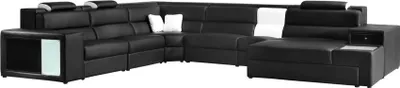 Produktbild von Ecksofa Ledersofa Big XXL U Form Wohnlandschaft Sofa Couch Garnitur Farbwahl Neu