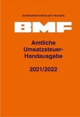 Produktbild von Amtliche Umsatzsteuer-Handausgabe 2021/2022