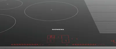 Obrázek produktu pro Siemens EX845LVC1E, Černá, Nerezová ocel, Vestavěné, Indukční varná deska se zónami, Sklokeramický, 5 zóna/zón, 5 zóna/zón