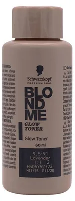 Produktbild von Schwarzkopf Professional BlondMe Glow Toner 9,5-91 Lavender 60ml - Haartoner