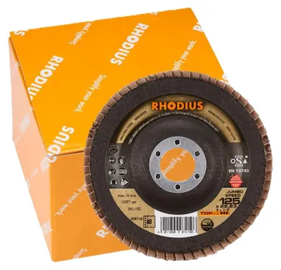 Obrázok produktu pre Lamelový brúsny kotúč Ø 125 mm K80 10 ks.