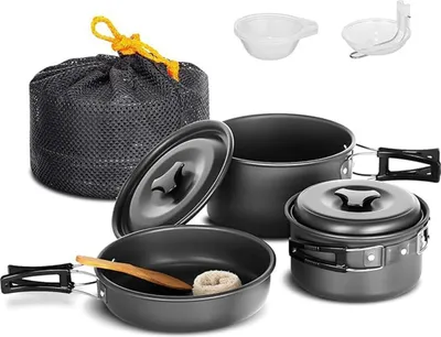 Produktbild von Topf-Set Outdoor-Camping-Topf-Set, faltbarer Picknick-Grilltopf