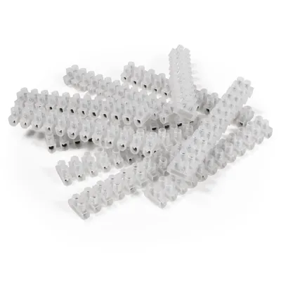 Produktbild von 10er-Pack Lüsterklemmen McPower, 12 Klemmen, 4,5mm², 5A, transparent
