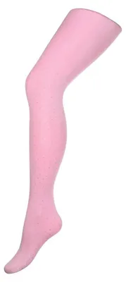 Immagine prodotto di Collant in cotone 3D New Baby rosa a pois, taglia 116 (5-6 anni)