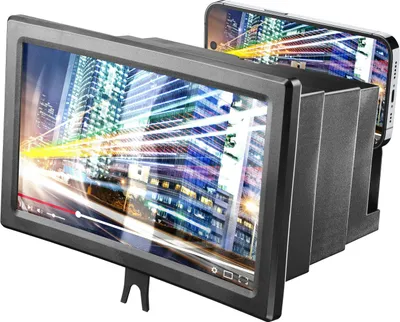 Zdjęcie produktu dla Tech Pop 8018080459313, Lupa ekranowa, Czarny, Uniwersalne, 17,8 cm (7"), 30,5 cm (12"), 146 mm