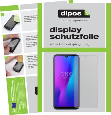 Obrázek produktu pro 2x ochranná fólie displeje pro Ulefone Power 6 matná ochranná fólie displeje dipos