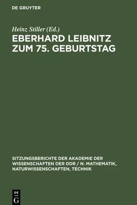 Produktbild von Eberhard Leibnitz zum 75. Geburtstag