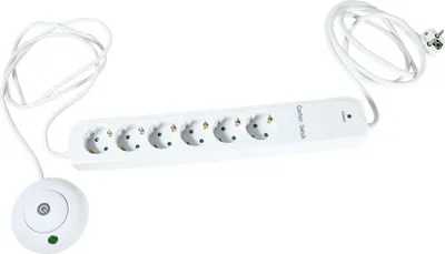 Immagine prodotto di REV - Presa multipla - AC 230 V - 3500 Watt - Connessioni di uscita: 6 - 1,4 m