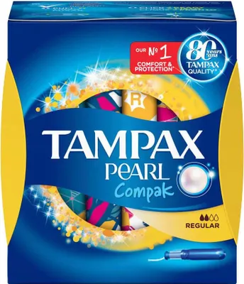 Produktbild von Tampax, Regular, Tampons mit Applikator, 16 Stück