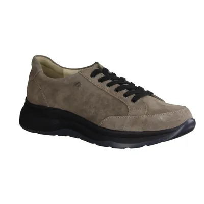 Zdjęcie produktu dla Finn Comfort Nottingham buty męskie niskie, sznurowane, skóra, oksyda (szary) - buty męskie zapewniające komfort, szary, skóra (miękka)