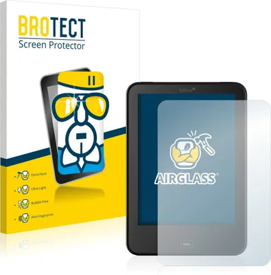 Produktbild von BROTECT Schutzglas für Tolino Vision 3 HD Schutzfolie Panzer Folie Glas Display Schutz klar