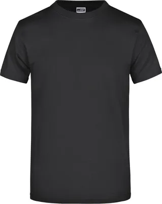 Produktbild von James & Nicholson T-Shirt Round-T Heavy schwarz Größe S