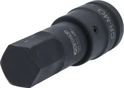 Obrázok produktu pre KS TOOLS 2.50cm 1" Kraft-Bit-Stecknuss Innensechskant lang 36 mm 450.0498