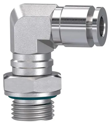 Produktbild von Riegler L-Steckverschraubung, drehbar, G 1/4 a., Schlauch-Ø 10, ES 1.4404