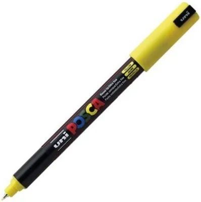 Productafbeelding van POSCA - POSCA PC1MR EF Geel | 1 stuk | 6 stuks