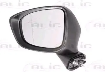 Produktbild von BLIC 5402-14-2001733P Außenspiegel Seitenspiegel Links für MAZDA CX-5 (KE, GH) Beheizt Asphärisch Grundiert Elektrisch