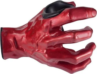 Produktbild von Gitarrenhalter - Wandhalter Instrument - Sicher Aufbewahren - Stahlverstärkt - 25 cm Breit - Rot Metallisch