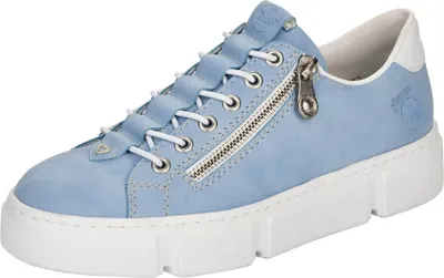 Obrázok produktu pre Rieker dámske nízke tenisky slip-on sneaker blue leisure, veľkosť topánok:41 EU